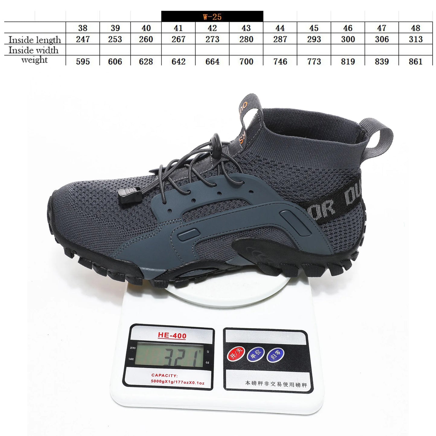 On Hiking Upstream Wading Shoes Non-slip Mesh Breathable Water Sneakers High Top Climbing Footwear Men Quick Dry Shoes Slip