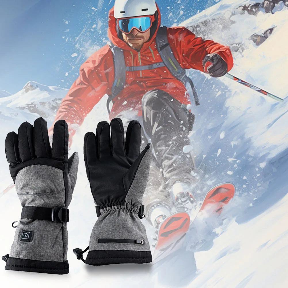 3/2/1pcs Electric Heated Motorcycle Gloves Touch Screen Hand Warmers Gloves for Men Women