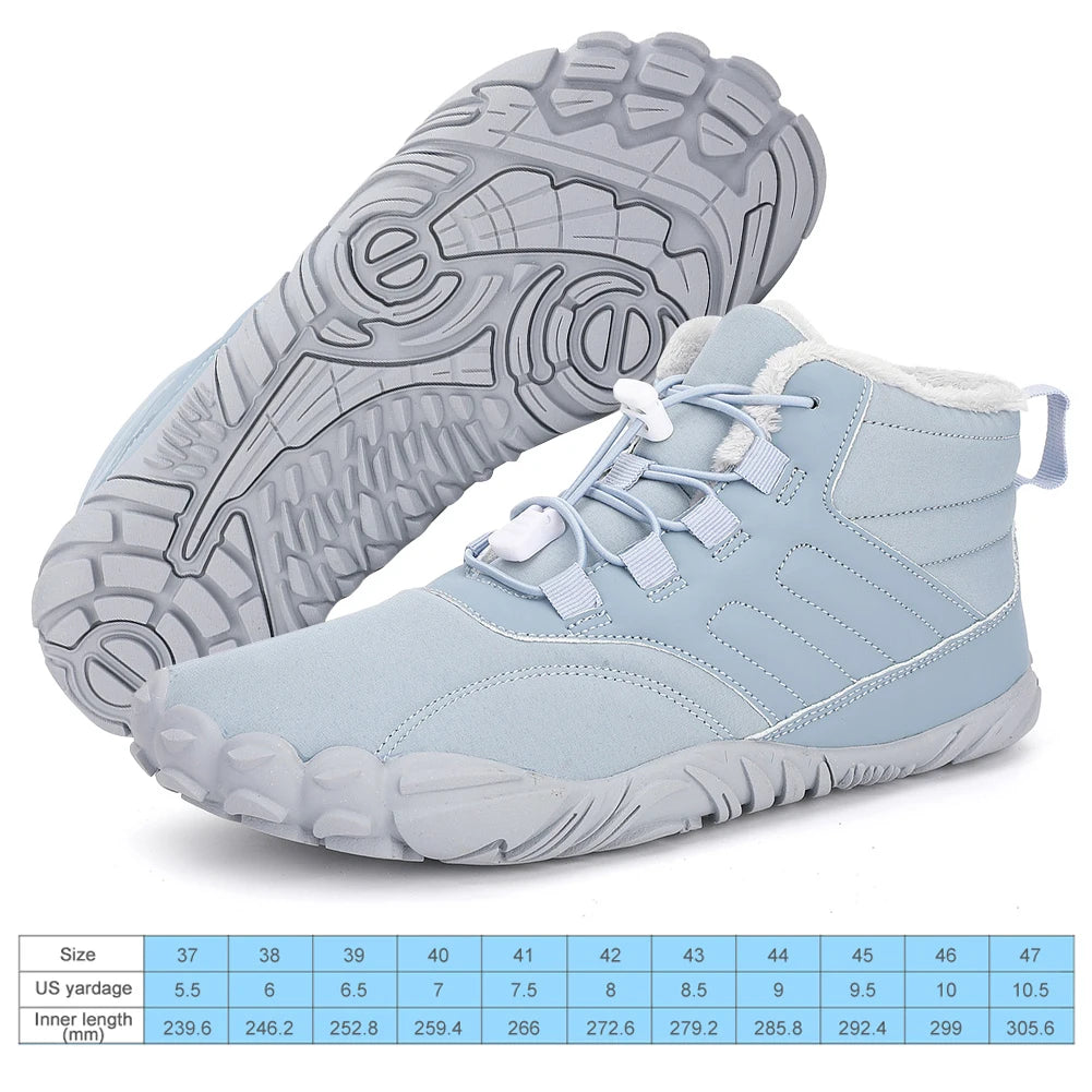 Men Women Thick snow boots waterproof shock-absorbing warm couple high-top