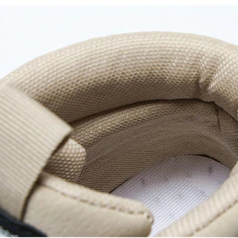 2024 Spring New Leisure Shoes for Men Outdoor Work Boots Trendy Fashion Leather Boots High Top