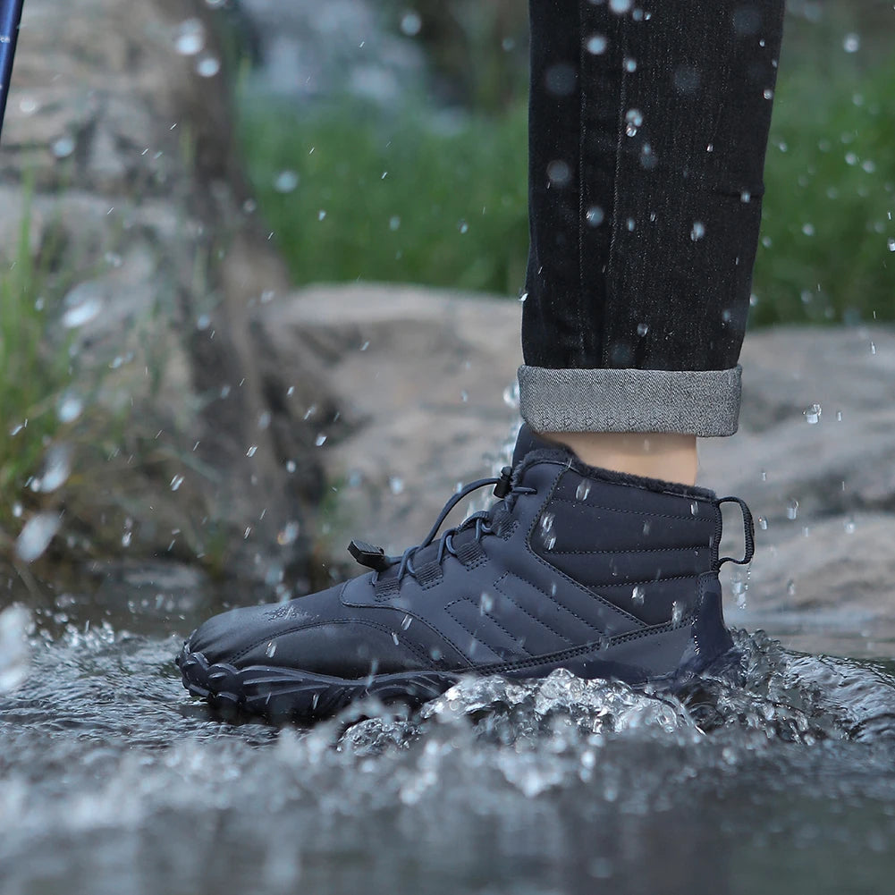 Men Women Thick snow boots waterproof shock-absorbing warm couple high-top