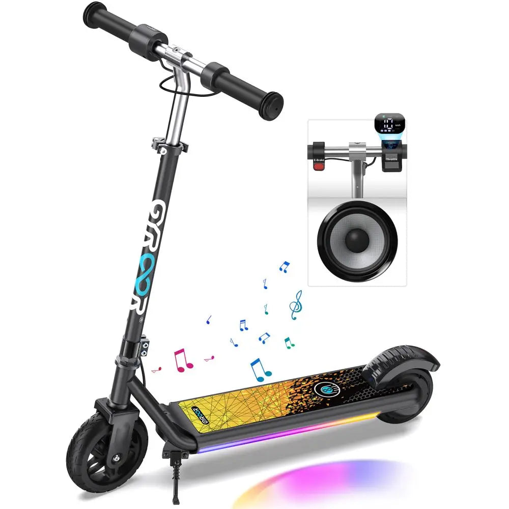H30Max Electric Scooter for Kids, LED Dispaly, 150W Powerful Motor, Dual Brake System, Adjustable Height and Speed