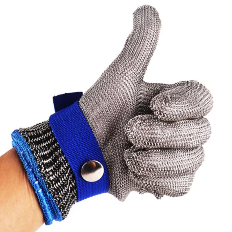 Anti-Cut Gloves Safety Cut Proof Stab Resistant Stainless Steel Wire Metal Mesh Butcher Cut-Resistant Gloves Outdoor Protective