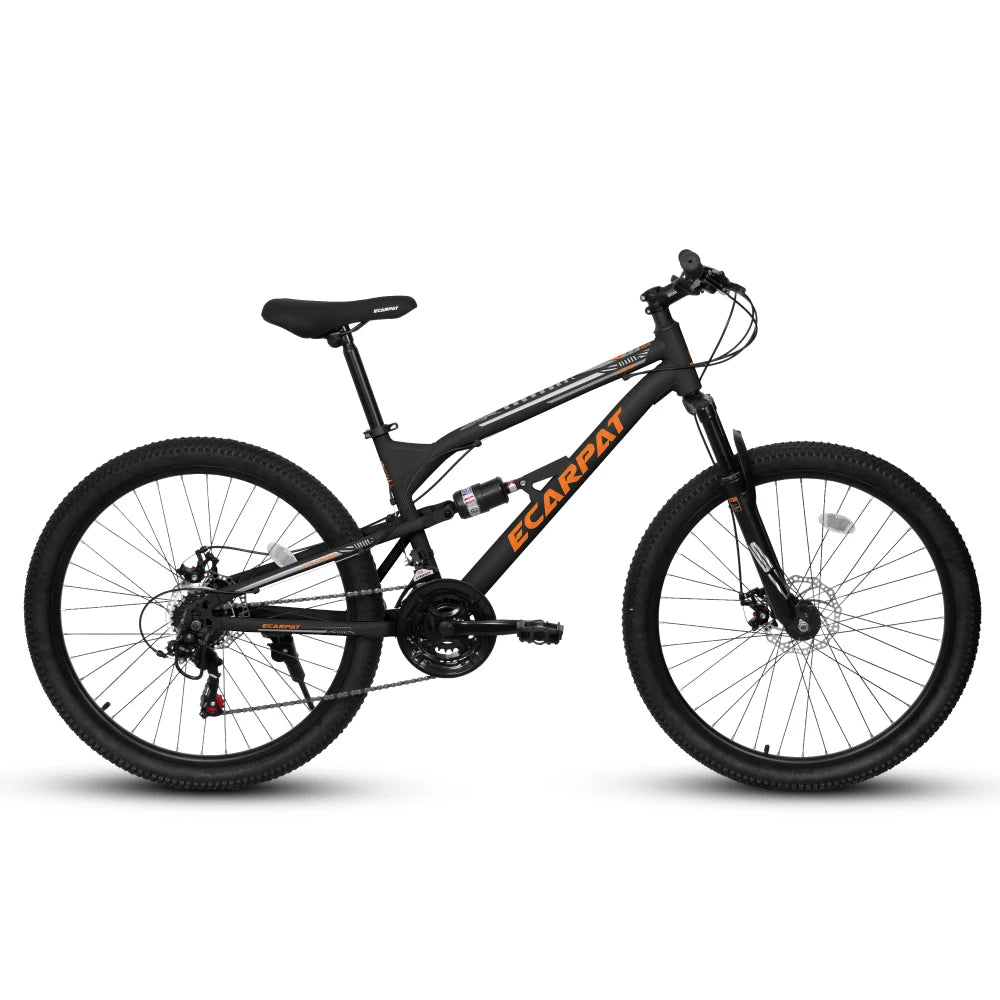 26 Inch Steel Frame Shock Fork Plus Shock Absorber 21-speed Unisex Mountain Bike