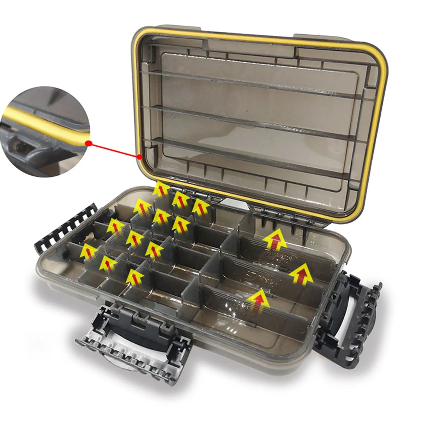 Waterproof Fishing Tackle Box Fishing Lure Bait Fishing Gear Accessories Box