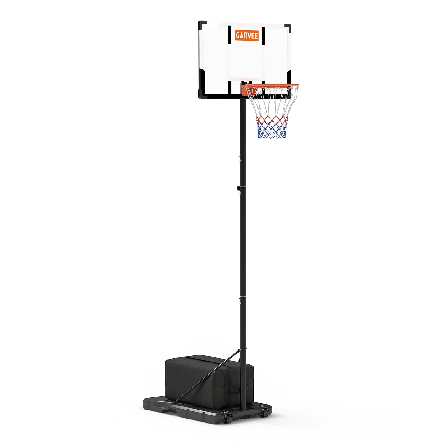 Portable Adjustable Basketball Hoop For Kids Adults 10FT Outdoor Indoor With Backboard Net Large Base Wheels Driveway Pool