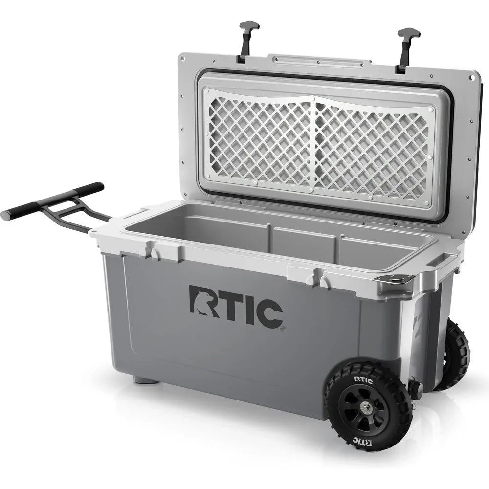 72 Quart Ultra-Light Wheeled Cooler Hard Insulated