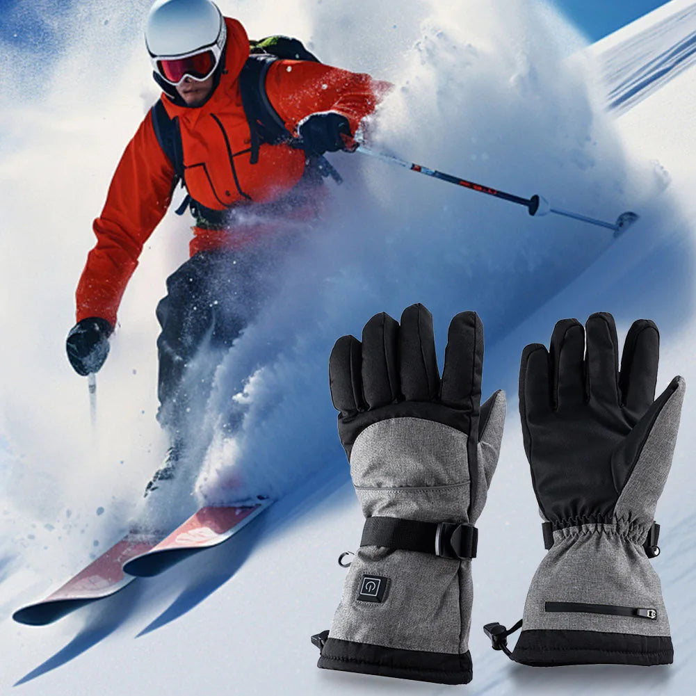 3/2/1pcs Electric Heated Motorcycle Gloves Touch Screen Hand Warmers Gloves for Men Women