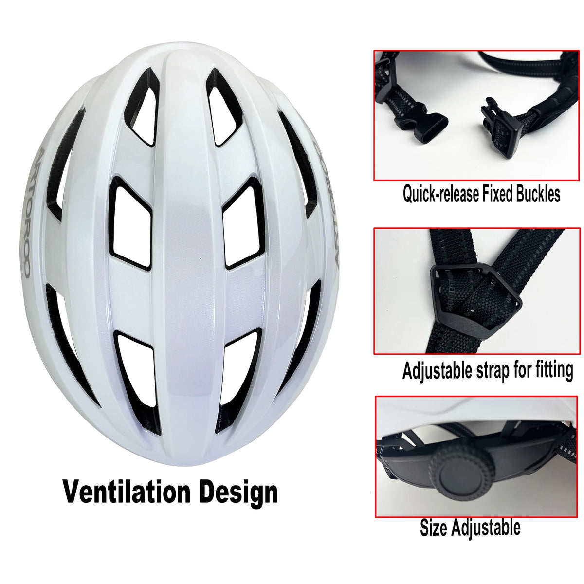 ARTOROO Road Bike Helmet for Adults, Bicycle Helmet Women and Men Cycling for Mountain Bike.