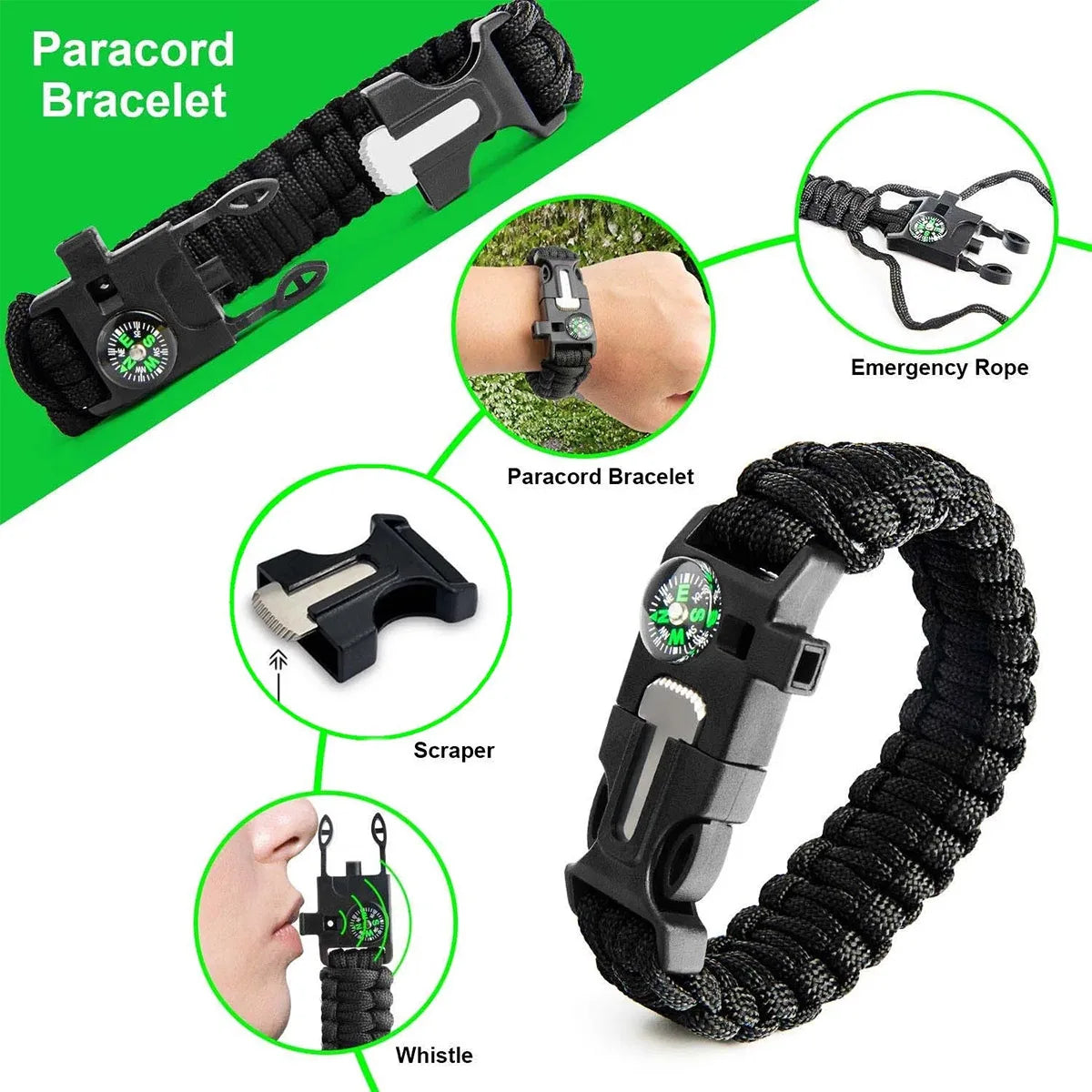 Outdoor Supplies Camping Emergency Equipment Camping Survival Tool Set