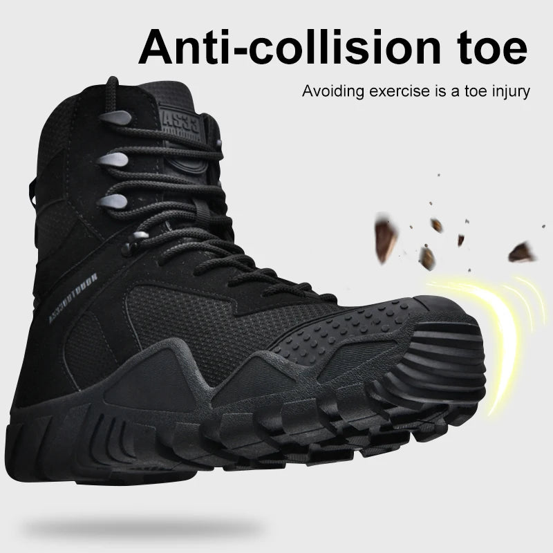 Men's waterproof hiking boots, lightweight outdoor boots,durable hiking boots