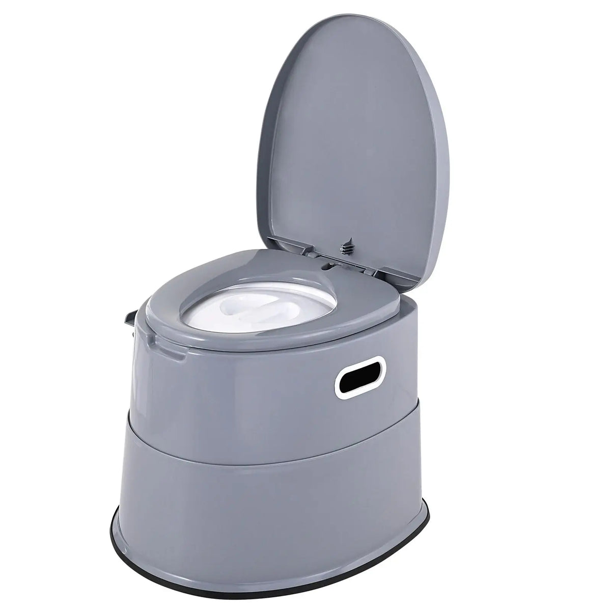 Portable Toilet for Camping, Porta Potty with 1.3 Gal Detachable Inner Bucket & Removable Paper Holder, Commode with Dual Lids, Travel Toilet for Adults Kids Outdoor Camping Car Long Road Trips