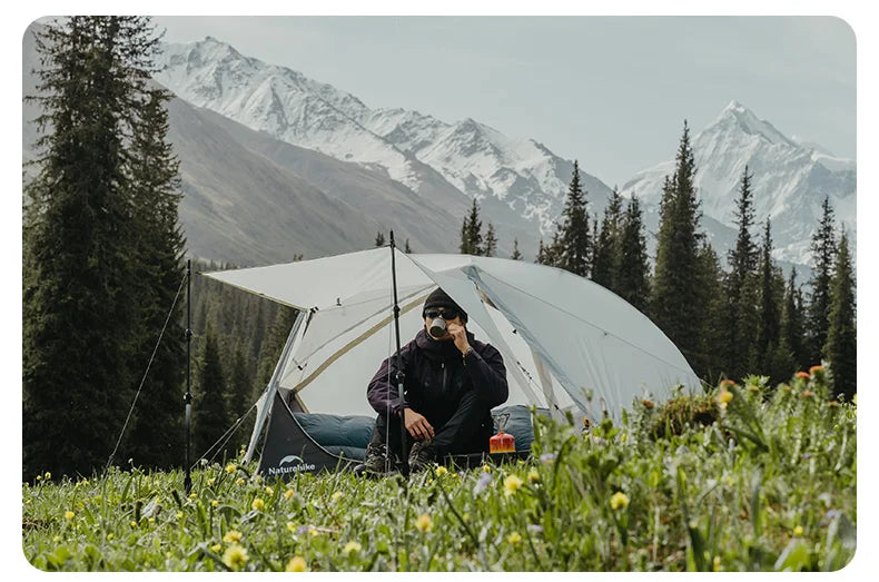 Naturehike Star River UL Camping Tent 2 People Tent 15D Nylon Ultralight Hiking Double Layer Backpacking Travel Tent 3 Seasons