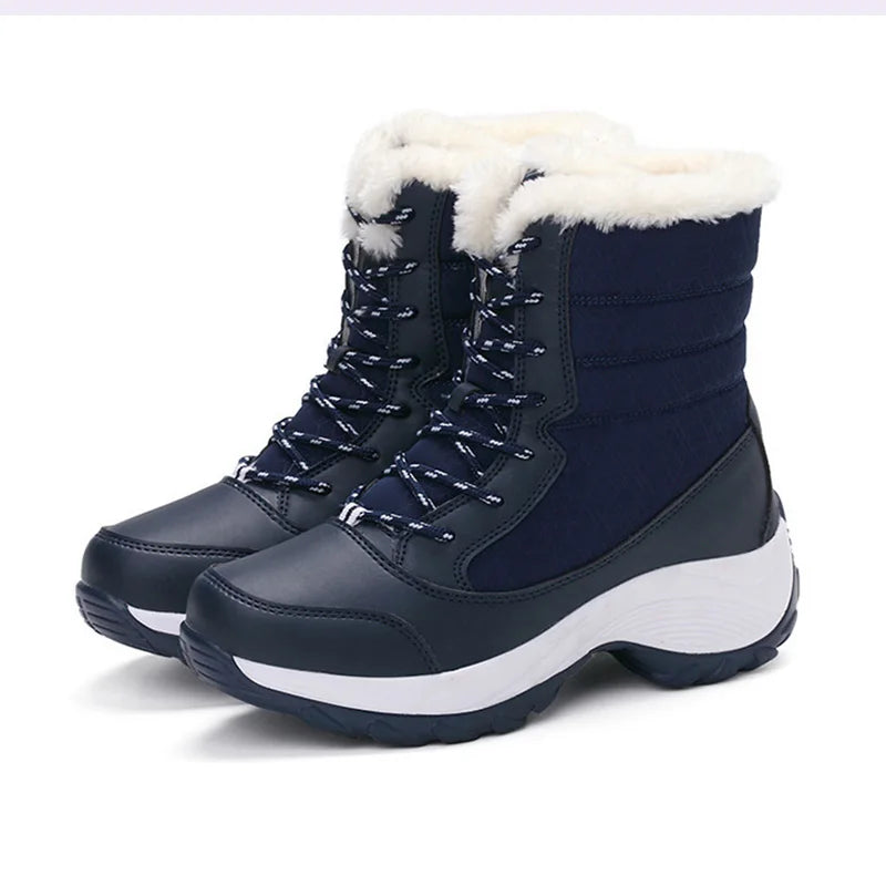 Snow Boots Women Flat Keep Warm Boots Casual