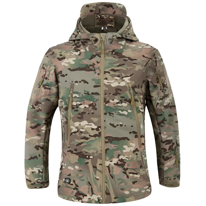 Oulylan Outdoor Jacket Military  Windproof Waterproof Shark Skin Soft Shell Comfortabe Camping Hunting Hiking Jacket