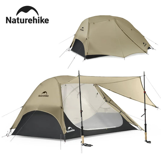 Naturehike Star River UL Camping Tent 2 People Tent 15D Nylon Ultralight Hiking Double Layer Backpacking Travel Tent 3 Seasons