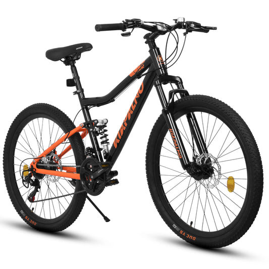 26-inch Aluminum Frame Twin Shock  21-speed Unisex Mountain Trail Bike