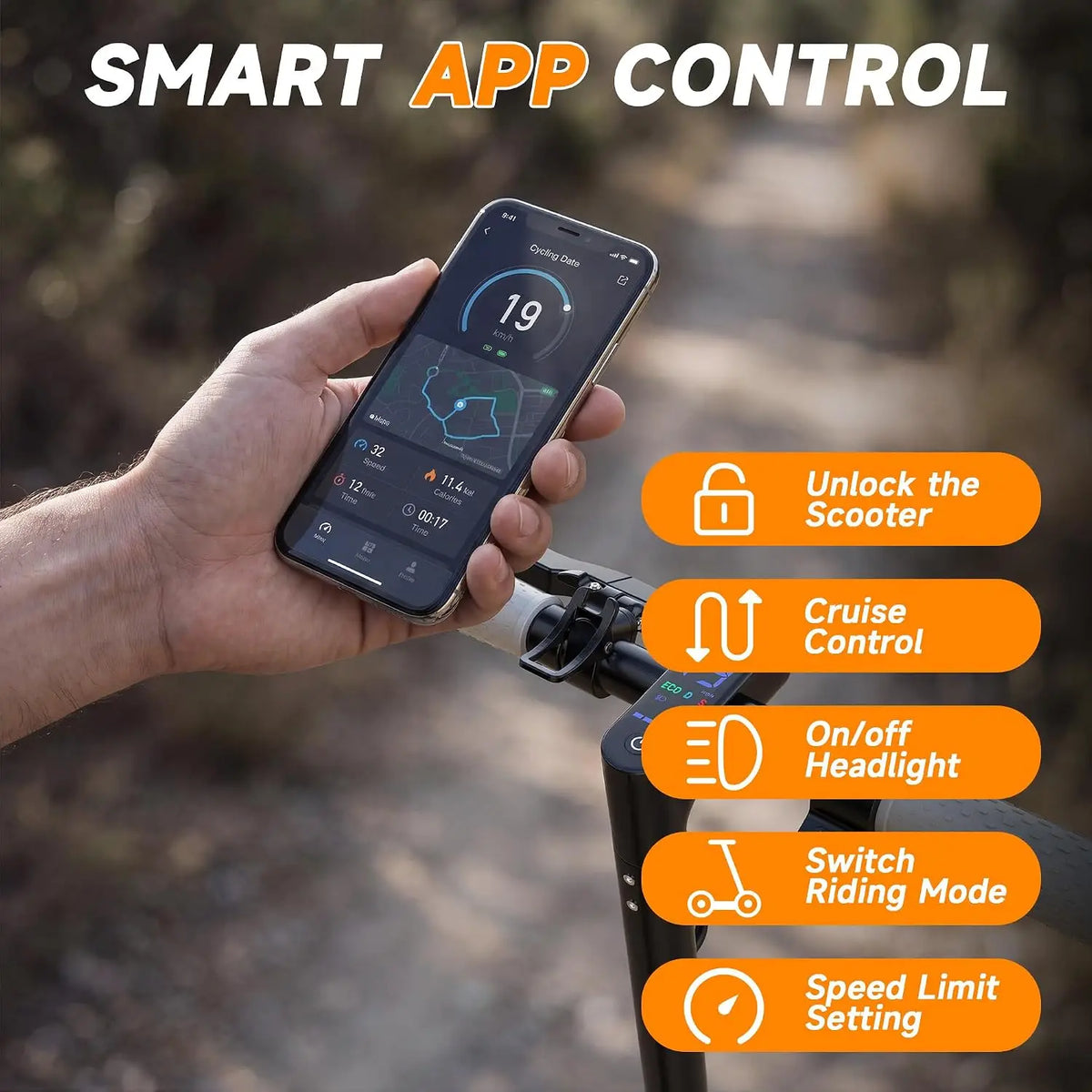 8.5'' Electric Scooter for Adults, Folding E Scooter with 350W Motor 19Mph Top Speed, Max 19-23 Miles Long Range Commuting Scooters with Dual Brakes System, APP Control
