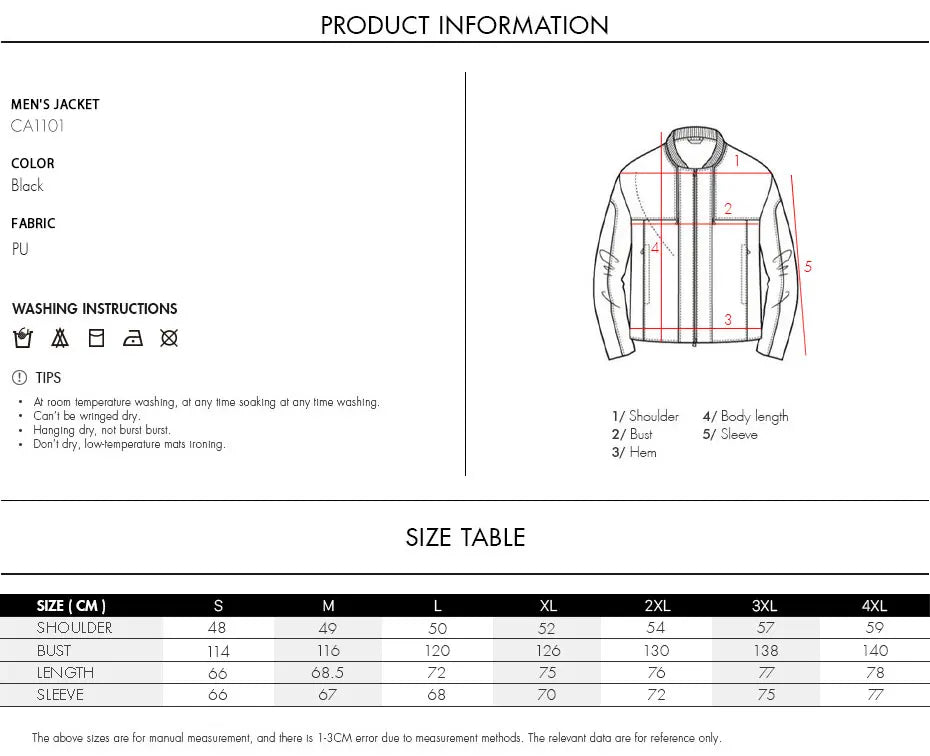 CARANFIER Mens Leahter Jacket Men Washed Retro Velour PU Jackets Male Motorcycle Biker Coat Autumn Winter Outerwear Dropshipping
