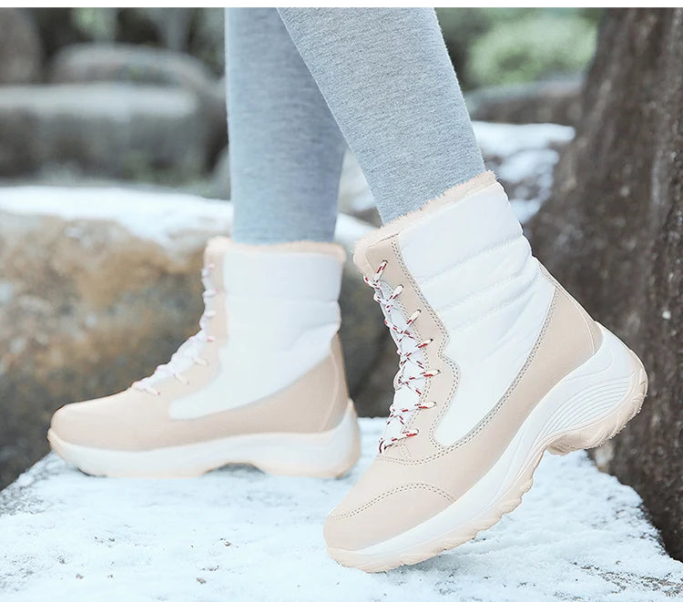 Snow Boots Women Flat Keep Warm Boots Casual