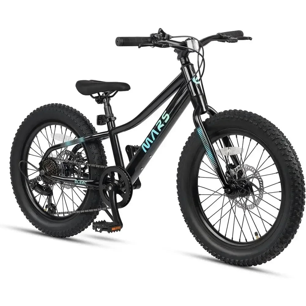 Children's 20-24 Inch Mountain Bike with 2.8 Tires and 6-Speed Gears for Ages 6-14
