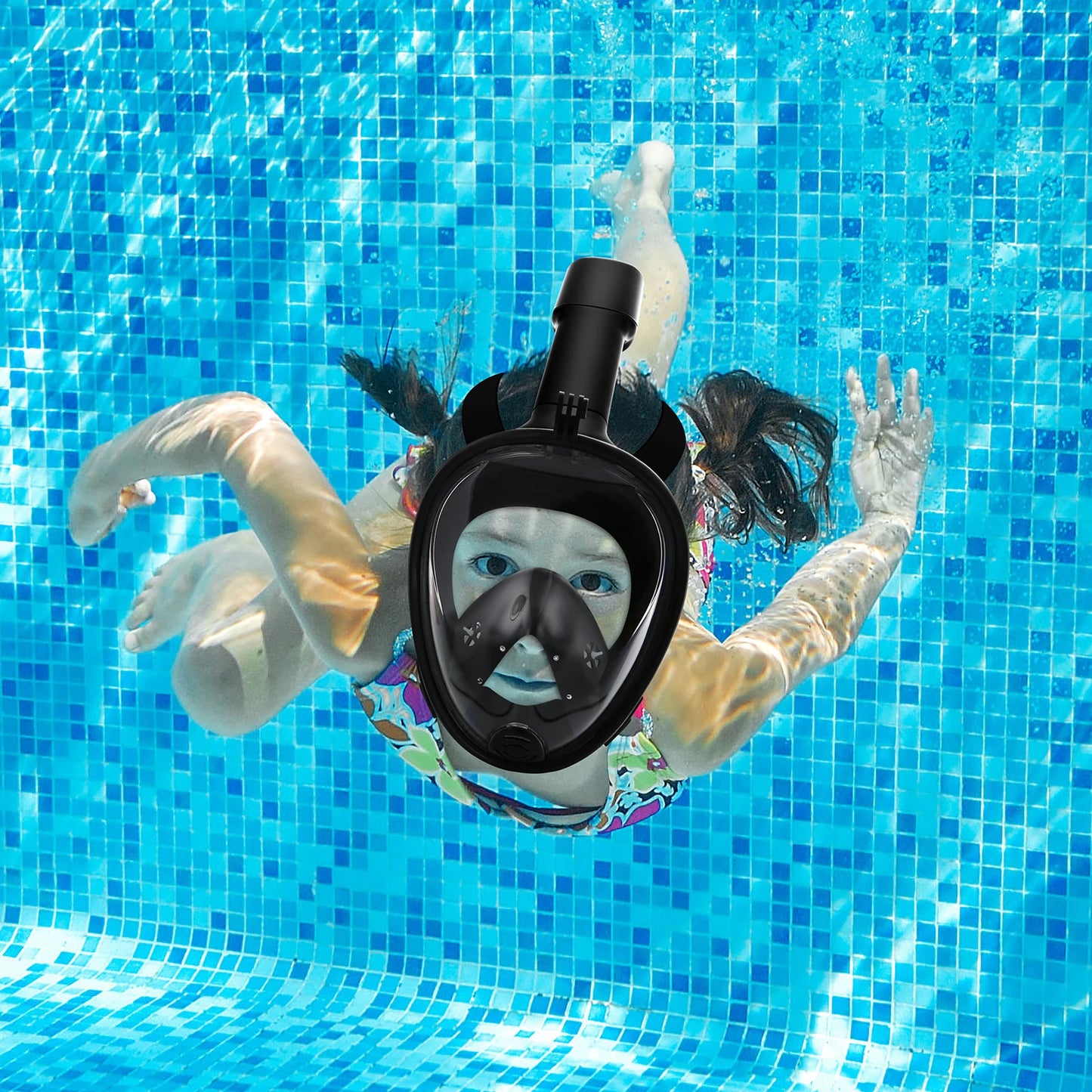 Professional Full Face Snorkel Mask Anti-Fog Anti-Leak Fit the Face Diving Mask for Adults