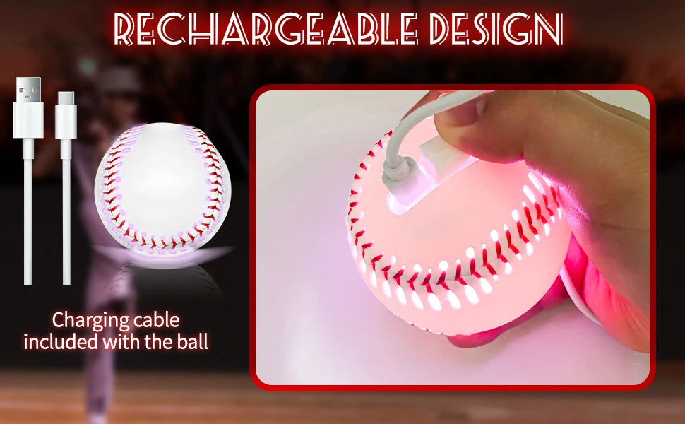Glow in The Dark Baseball, Sports Gear Accessories Gifts All Ages Gift Ideas