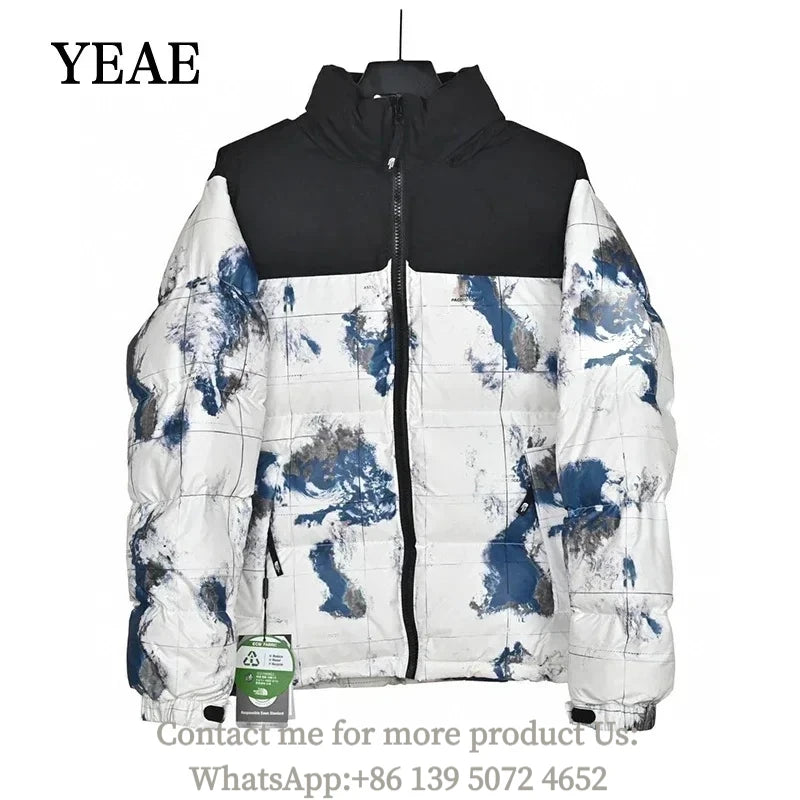2026 American Brand Winter Men Clothing White Duck Jacket Thicken Warm Snow Coats Male Hooded Windbreaker Down Parkas Outerwear