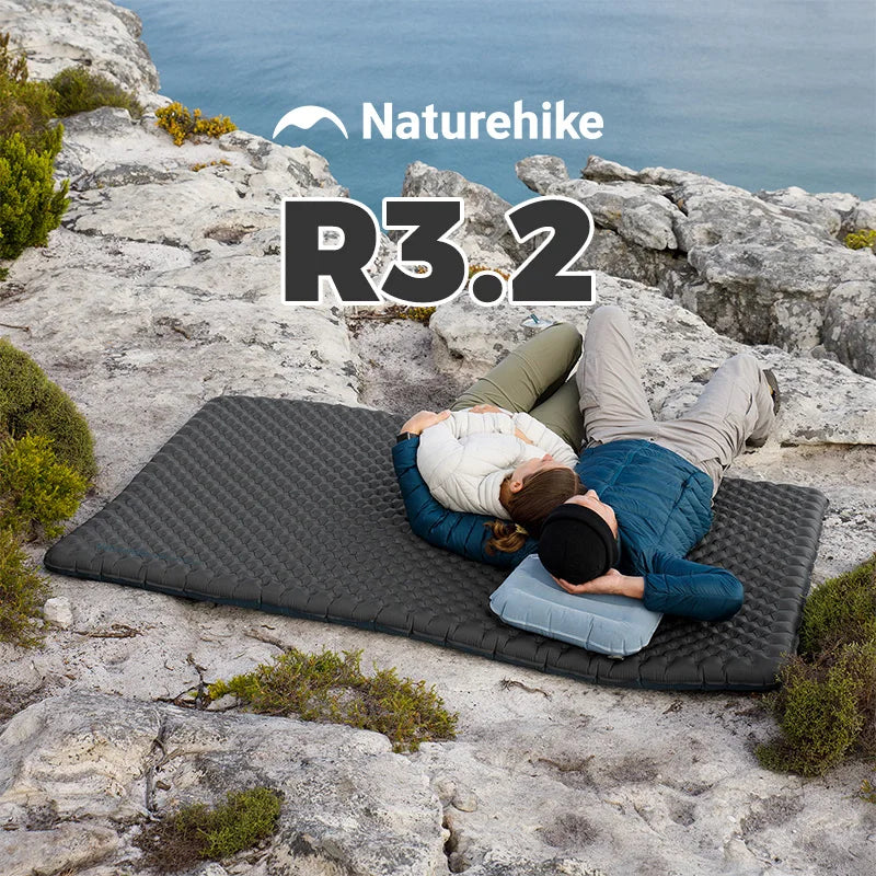 Naturehike Tuye R3.2 Ultra-Light Two-Person Inflatable Mattress Outdoor Travel Hiking Camping Sleeping Pad CNK2650WS040