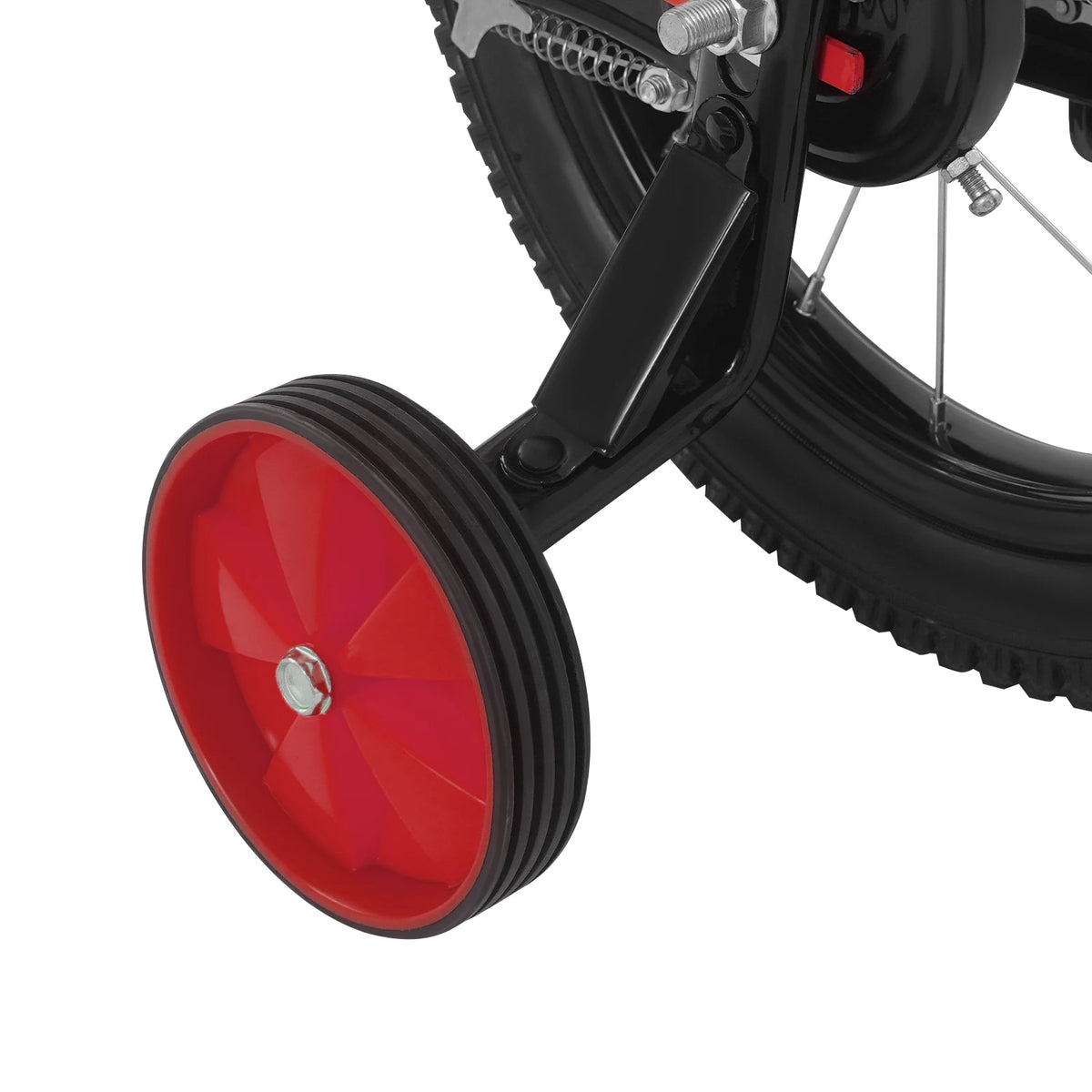 14 Inch Kids Bike w/ Training Wheels, Adjustable Seat Height Dual Brakes Children's Bicycle Kids Learning Bicycle for Boys Girls