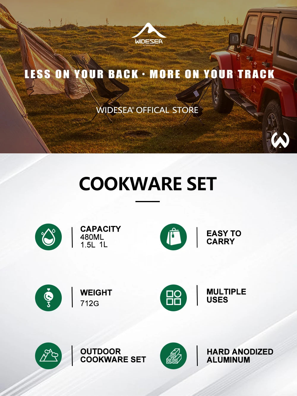 Camping Outdoor Cookware Set, Pots Tourist kettle coffee cup filte Kitchen Equipment Gear Utensils