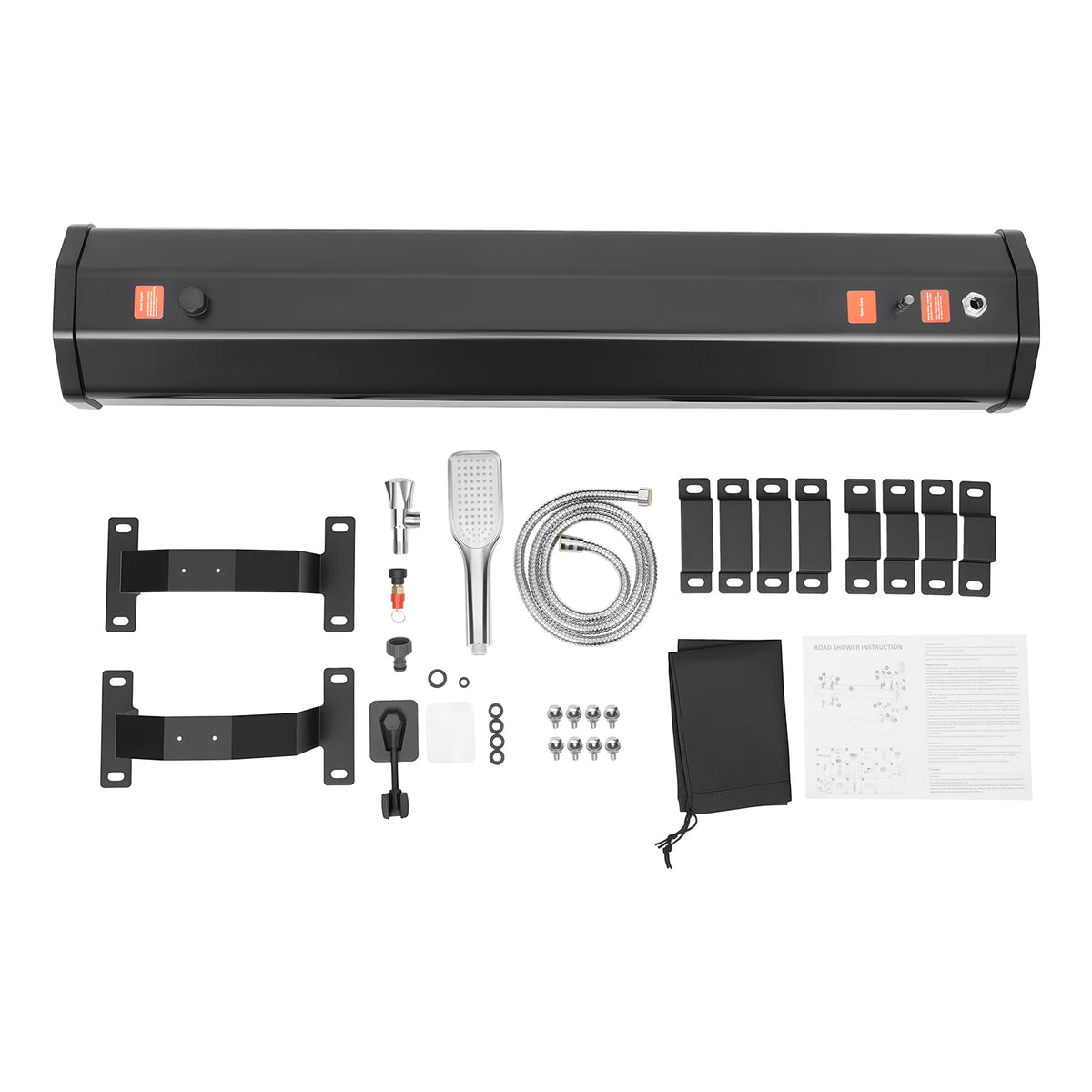 Portable Water Tank for Camping 30L Roof Rack Mount Road Shower, Outdoor Activities Water for roof crossbar luggage rack platform luggage rack roof tent roof luggage box roof luggage frame of SUVs sedans RVs trucks washing ac