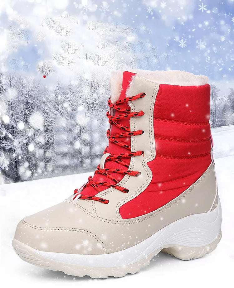 Snow Boots Women Flat Keep Warm Boots Casual