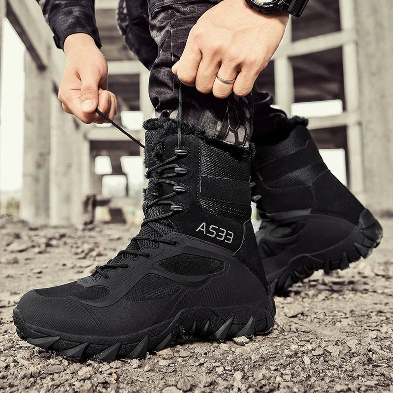 Ankle Winter Warm Shoes Boots Climbing Hiking Shoes Men Women Snow Boots Durable