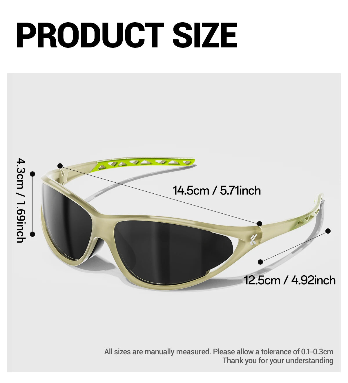 KAPVOE New Outdoor Cycling Sunglasses Fashion Cateye Glasses Men Women Marathon Ultralight Glasses Running MTB Road Bicycle UV400 Sports Eyewear Pickleball Sports Glasses Wind-proofing Lightweight Goggles