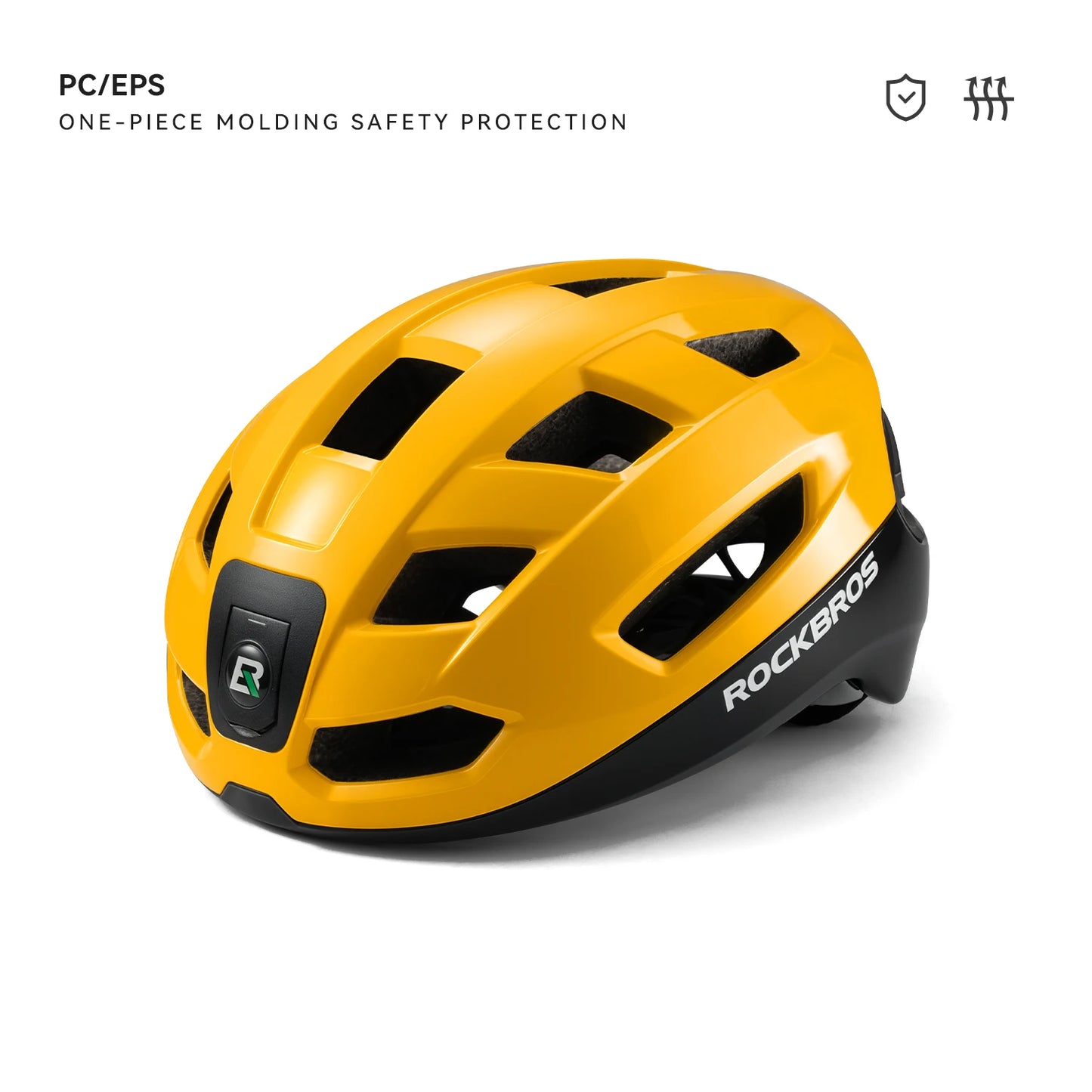 ROCKBROS Bike Helmet Light Helmet with Remote Control Rechargeable Tail light Bicycle Cycling Helmet Intelligent Safety Helmet