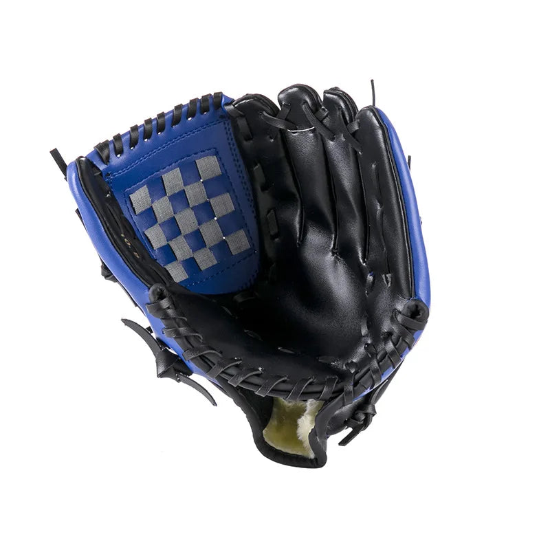 PU Baseball Glove for Kids Adults 9.5–12.5 Inch Youth Adult Softball Catcher Mitt with Reinforced Stitching & Comfort Padding