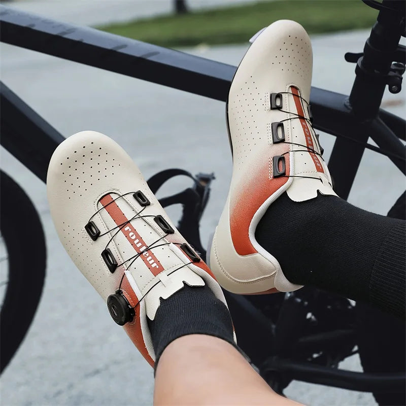 Unisex MTB Mountain Road Bike Lock Shoes Breathable Non-slip Wear-resistant Pedal Bicycle Outdoor Competitive Bicycle Equipment