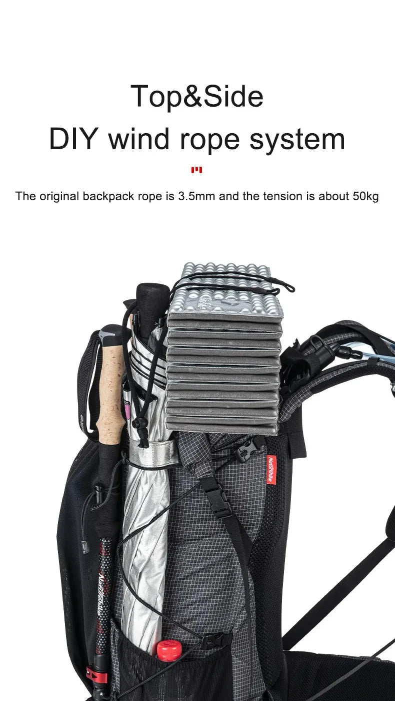 Naturehike Rock Outdoor Bags 40L 60L Travel Backpacks Large Capacity 60+5L Camping Hiking Packs Hiking Bag With Rain Cover