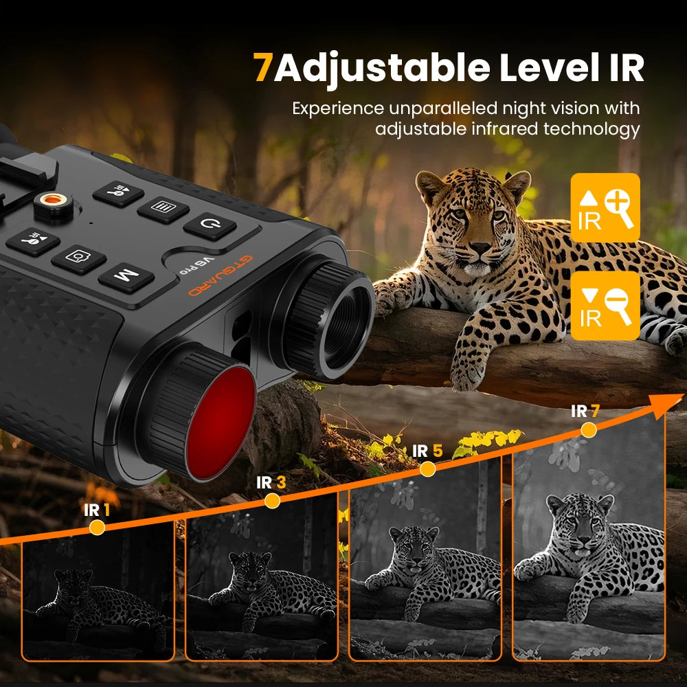 GTMEDIA Night Vision Binoculars 4K 8X Digital Zoom for Helmet Night Vision Goggles for Outdoor Hunting Night Vision Binoculars