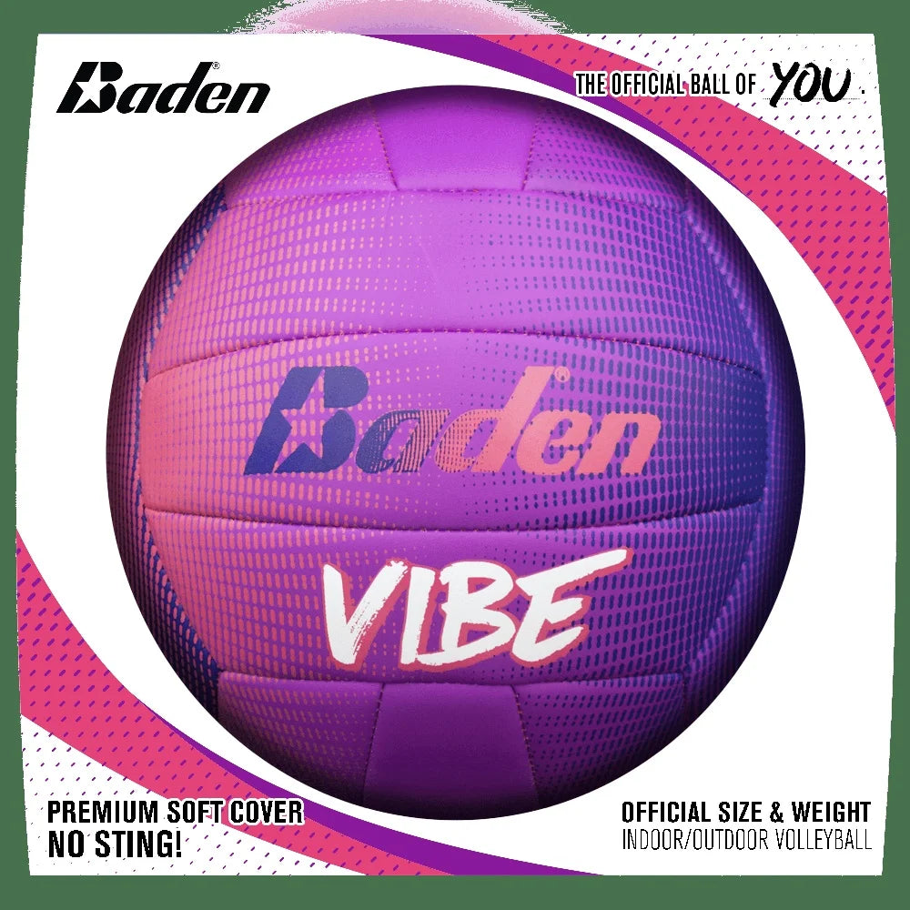 Indoor Outdoor Recreational Volleyball Cushioned Synthetic Leather Lightweight Precision Stitched Fun Beginners Training Beach