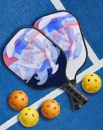 2 Pack 4 Pack USAPA Approved Fiberglass Pickleball Paddles Set With Polypropylene Honeycomb Core Lightweight Rackets Equipped With Pickleball Balls And Storage Carry Bag For Beginners Men Women Indoor Outdoor Court Training R