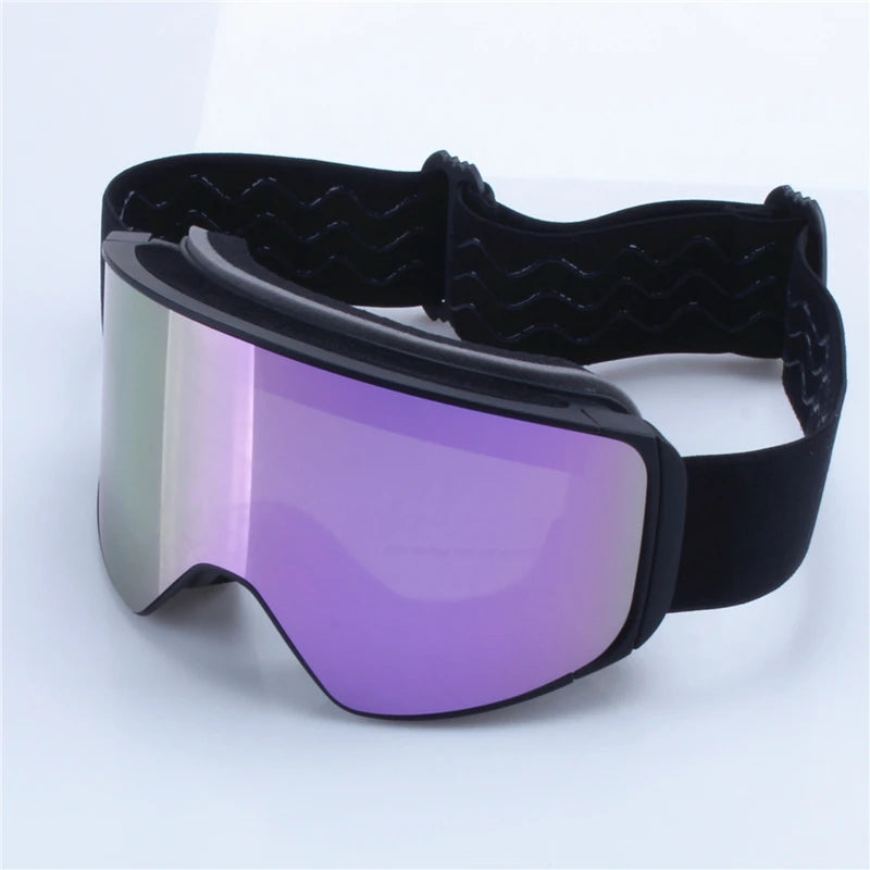 Magnetic Lens Snow Goggles Double Layer Anti-Fog UV Protection for Skiing Snowboarding High-definition Clarity Unisex Skiing