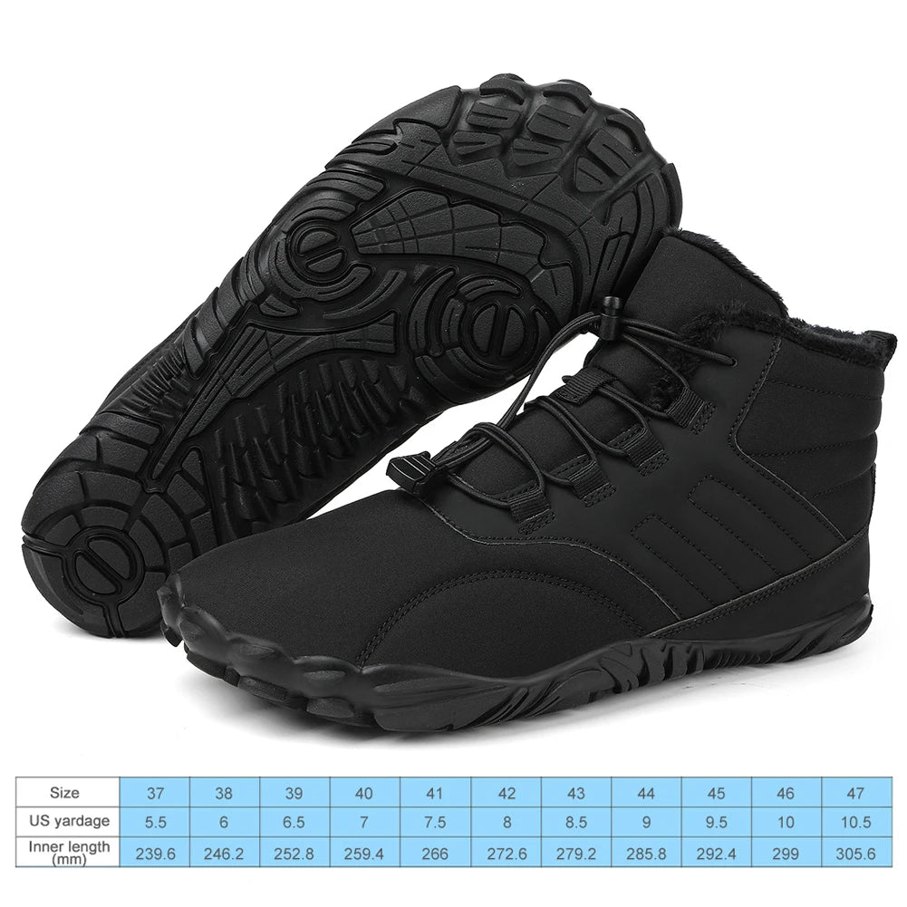 Men Women Thick snow boots waterproof shock-absorbing warm couple high-top