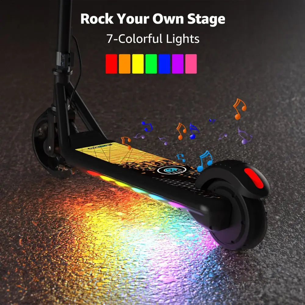 H30Max Electric Scooter for Kids, LED Dispaly, 150W Powerful Motor, Dual Brake System, Adjustable Height and Speed