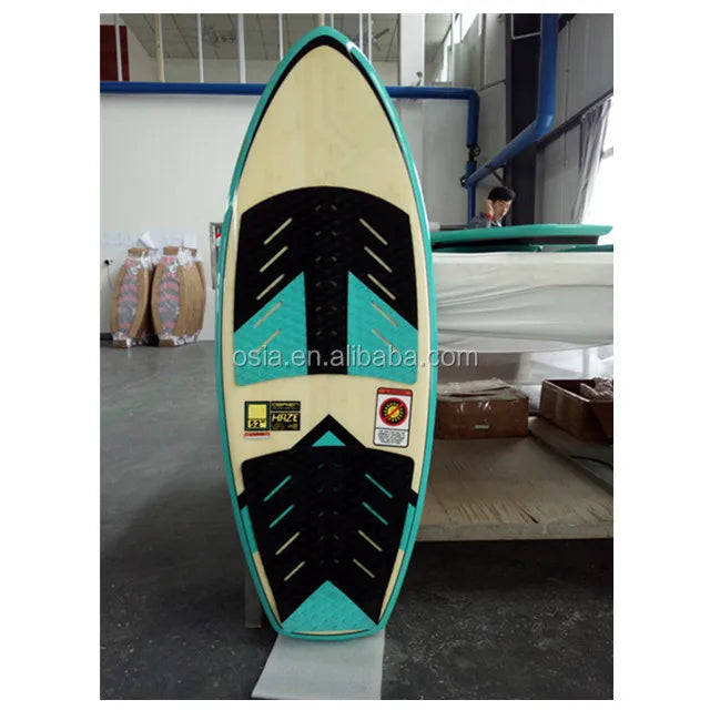 hit productUnisex Wakesurf Board Customizable Carbon Fiberglass Wood and EPS Materials Surfboard for Men and Women