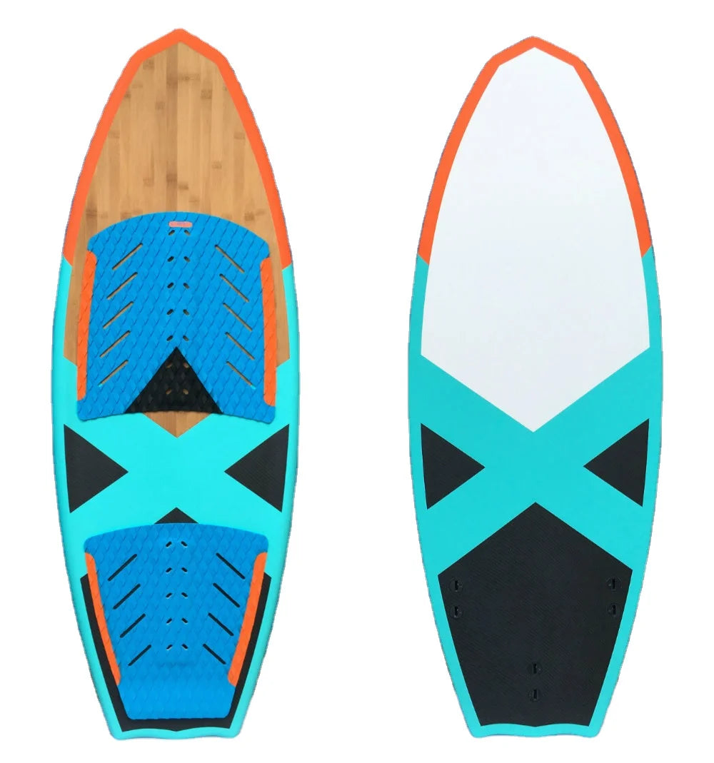 hit productUnisex Wakesurf Board Customizable Carbon Fiberglass Wood and EPS Materials Surfboard for Men and Women