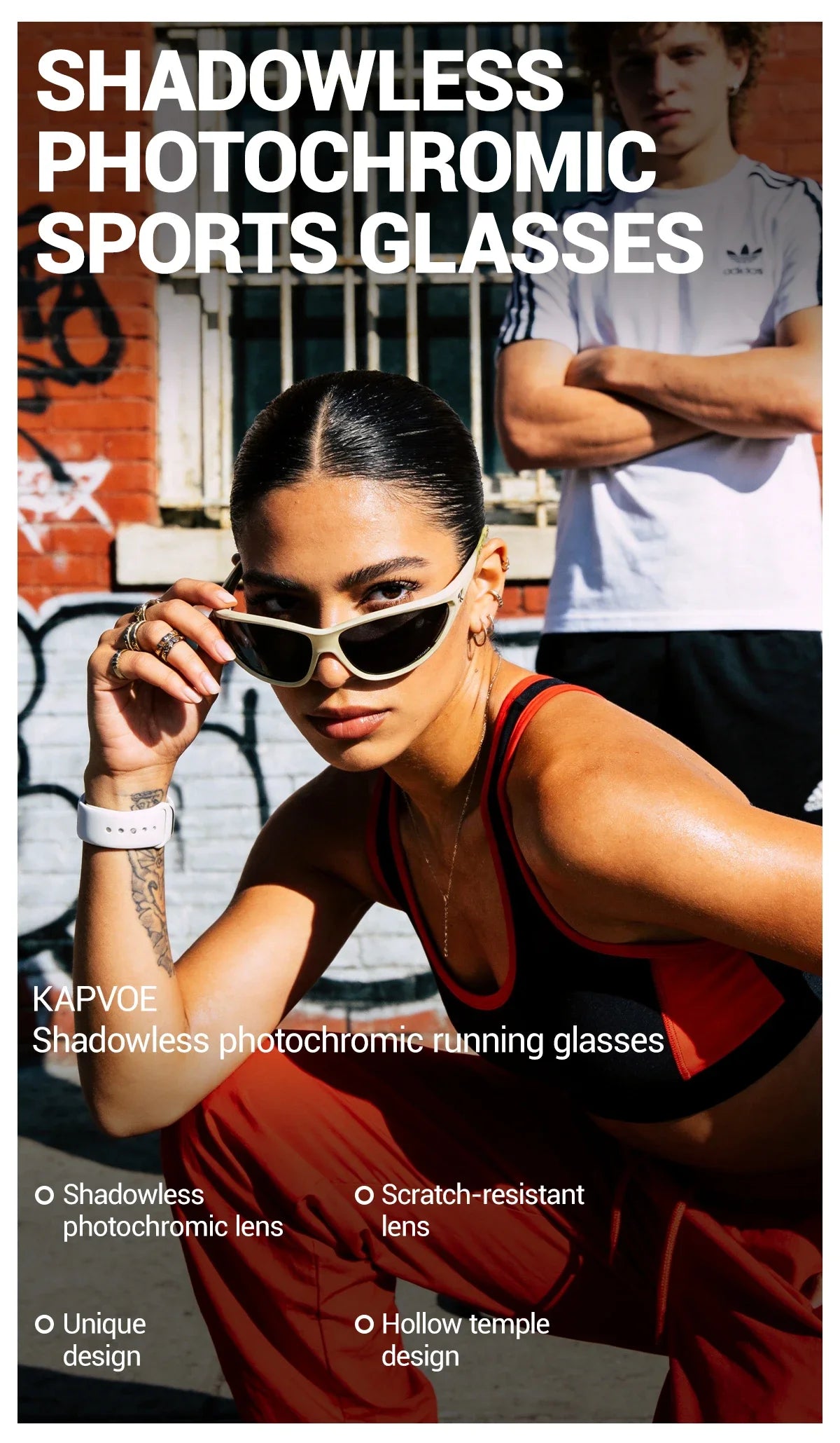 KAPVOE New Outdoor Cycling Sunglasses Fashion Cateye Glasses Men Women Marathon Ultralight Glasses Running MTB Road Bicycle UV400 Sports Eyewear Pickleball Sports Glasses Wind-proofing Lightweight Goggles