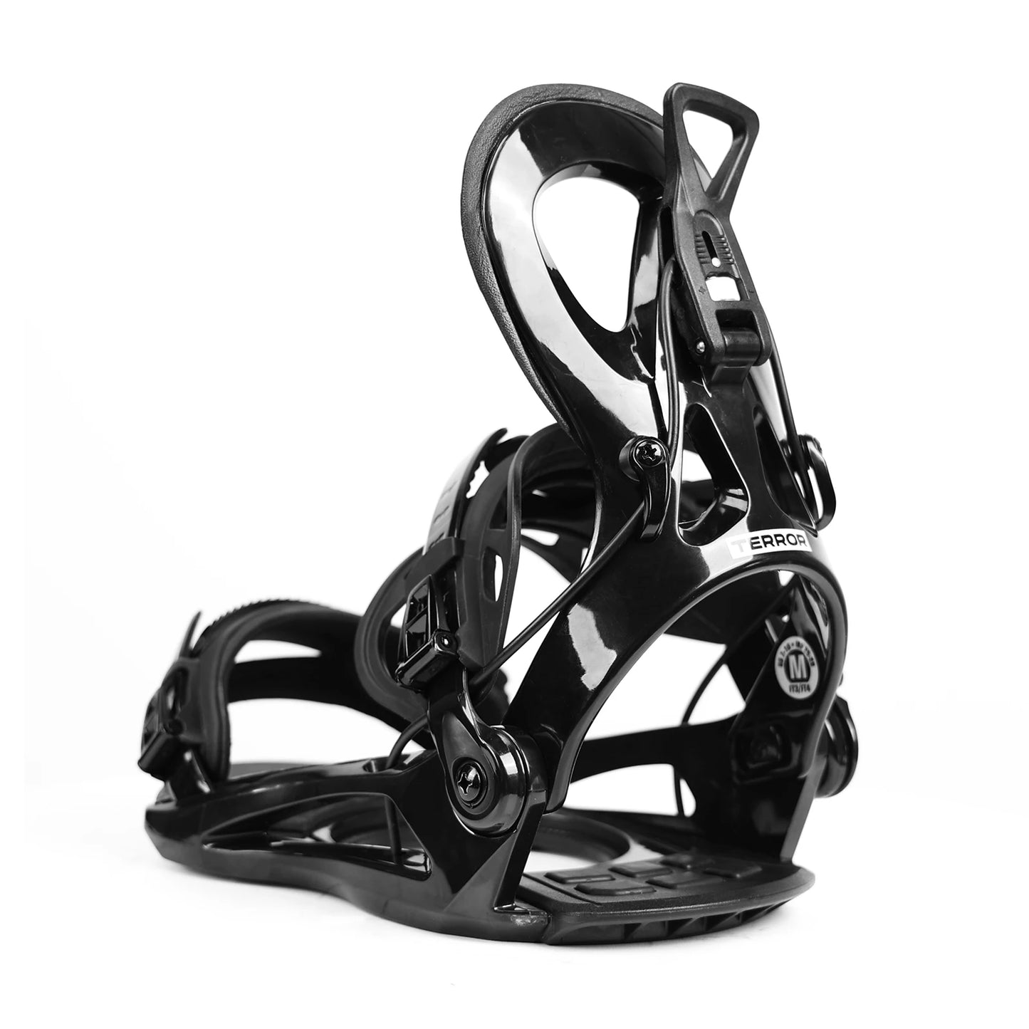 TERROR X1 Step-In Snowboard Bindings Men Women EVA Cushion 3D Strap Lightweight Freeride Gear