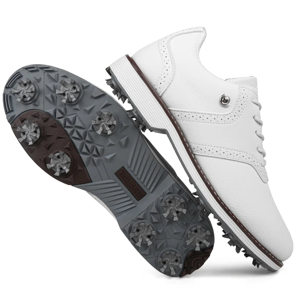 New Spikes Golf Shoes Men Size 7-14 Golf Sneakers Walking Footwear for Golfers